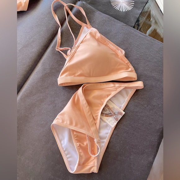 Nude Two Piece Barely There Bikini - Picture 3 of 4